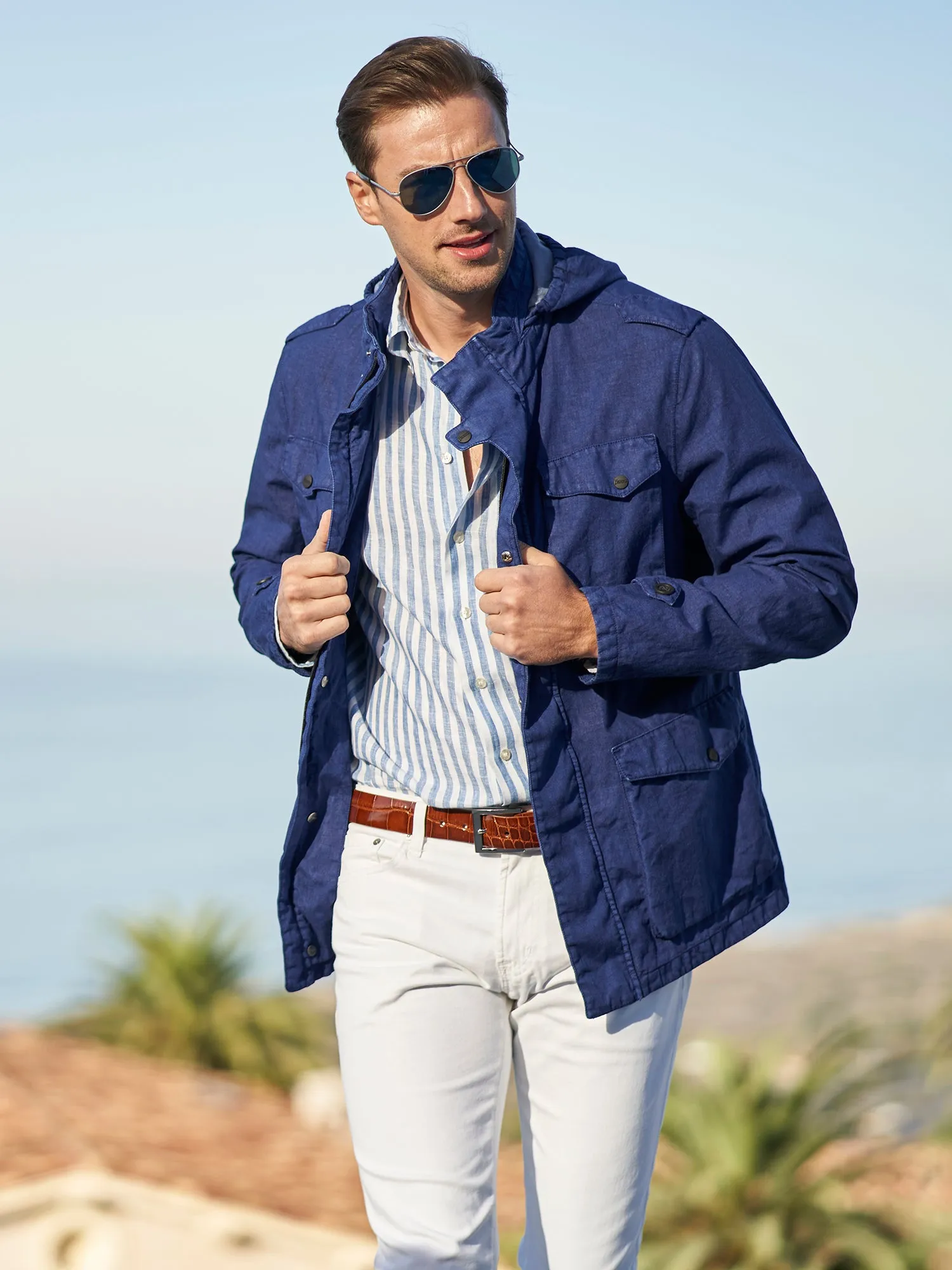 Linen Stripe Shirt