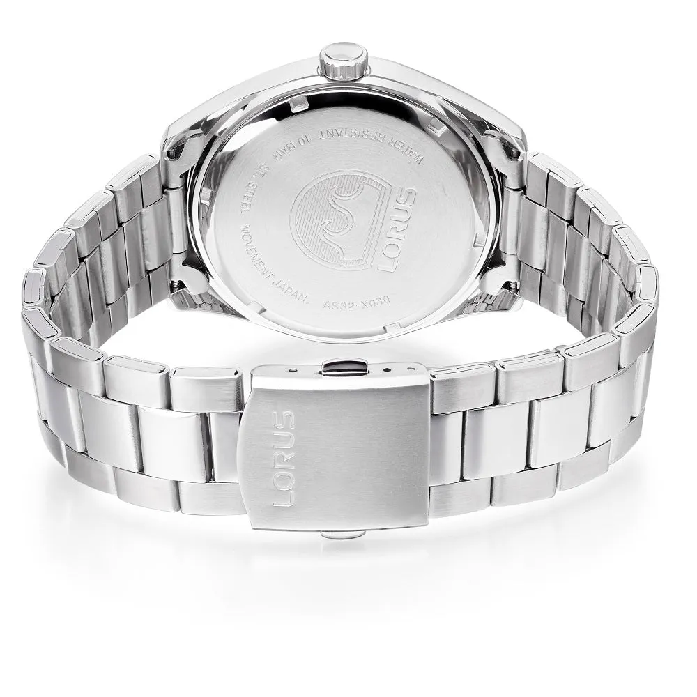 Lorus Grey Dial Solar Mens Watch RX333AX9