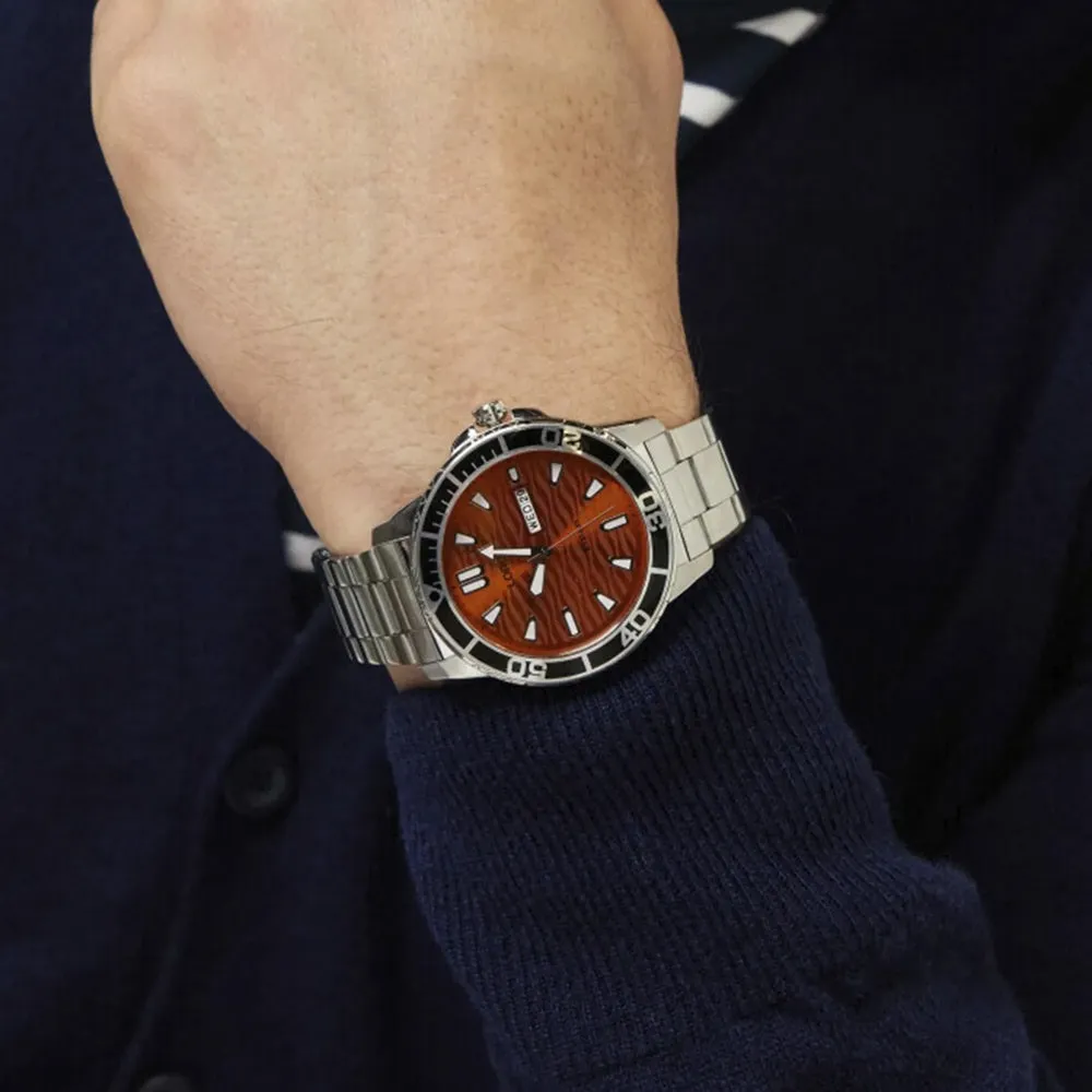 Lorus Sports Orange Dial Mens Watch RH361AX9
