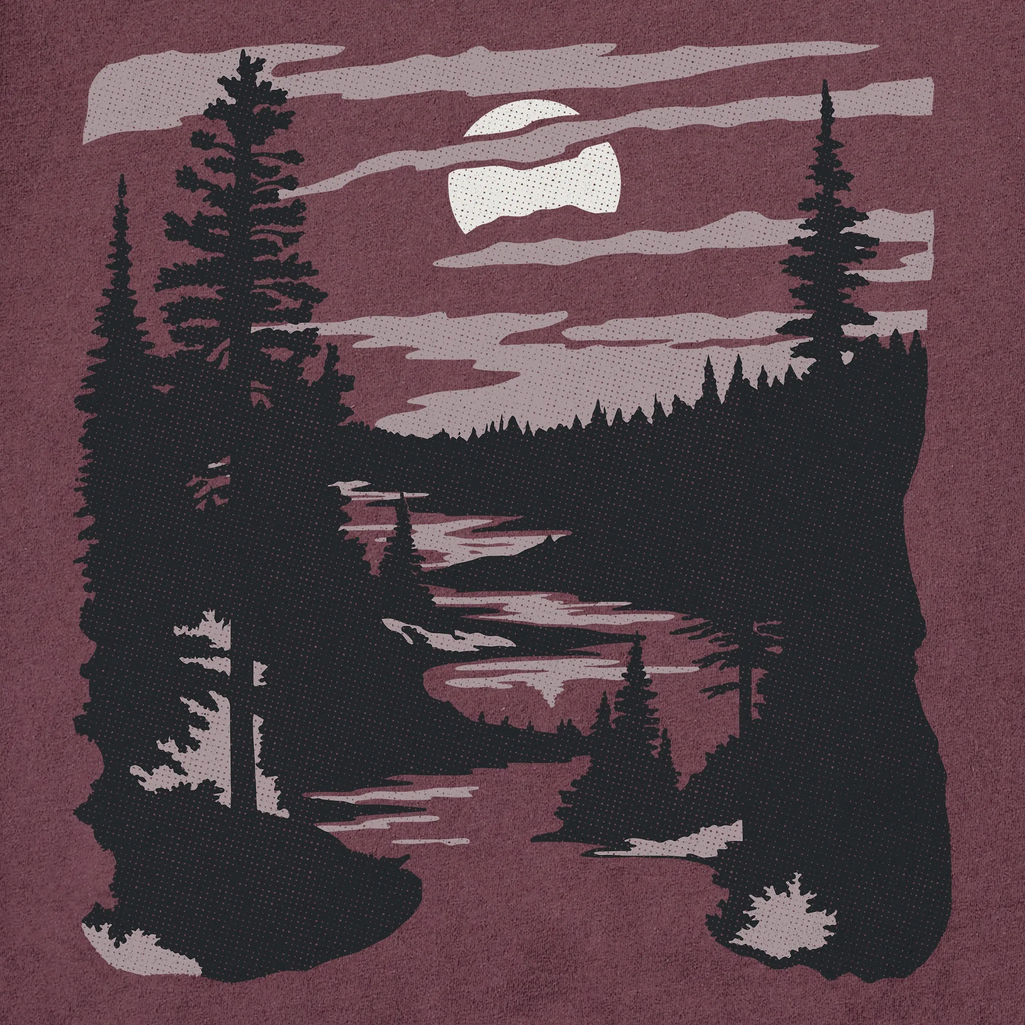 Men's A River Runs Through It Long Sleeve Crusher Tee Life is Good