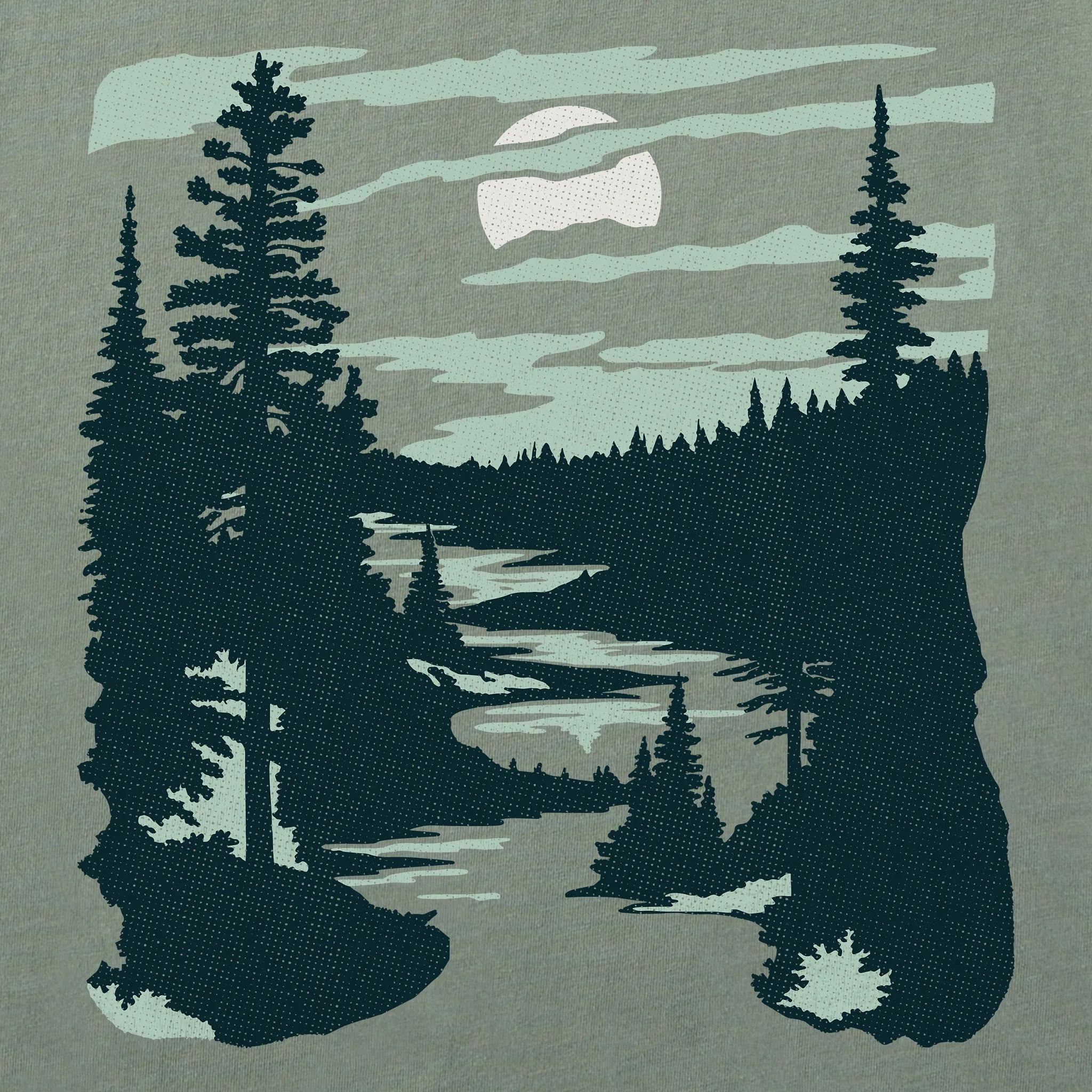 Men's A River Runs Through It Long Sleeve Crusher Tee Life is Good
