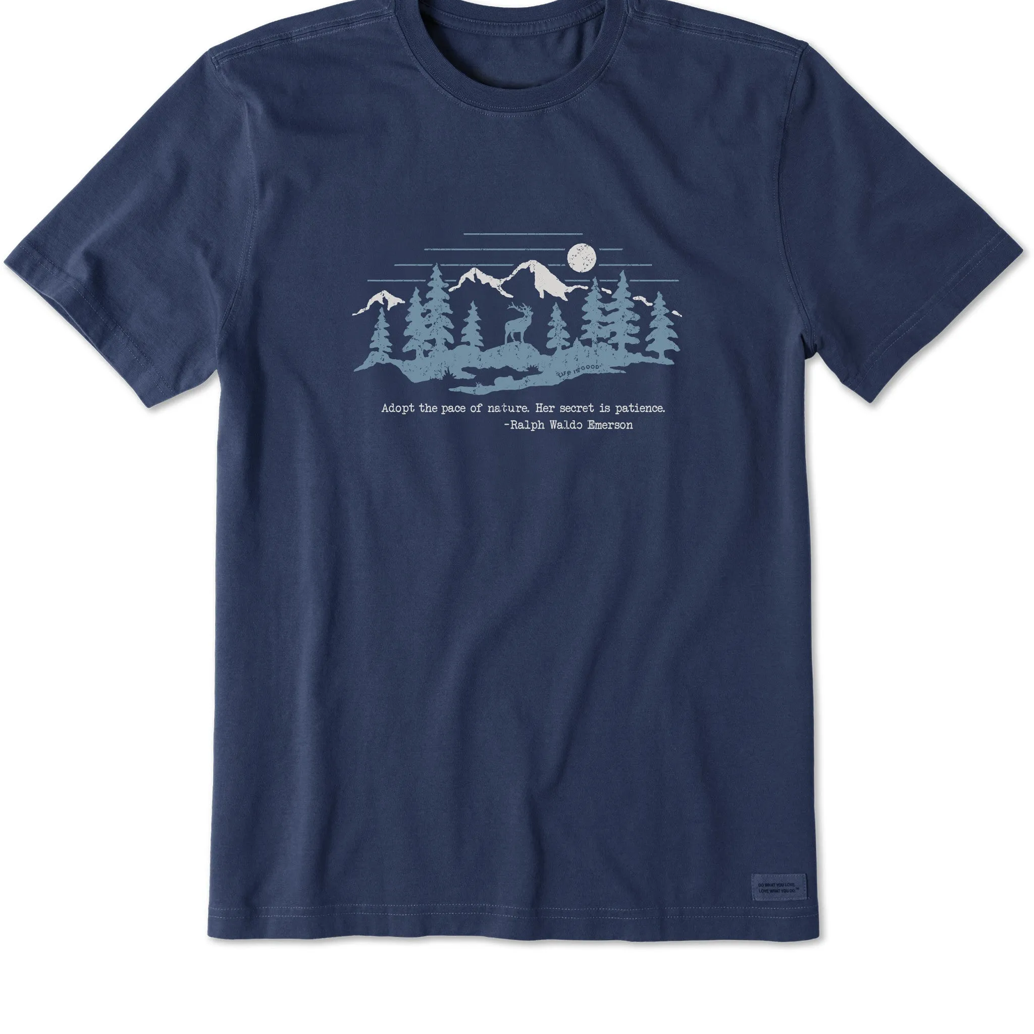 Men's Adopt the Pace of Nature Short Sleeve Tee Life is Good