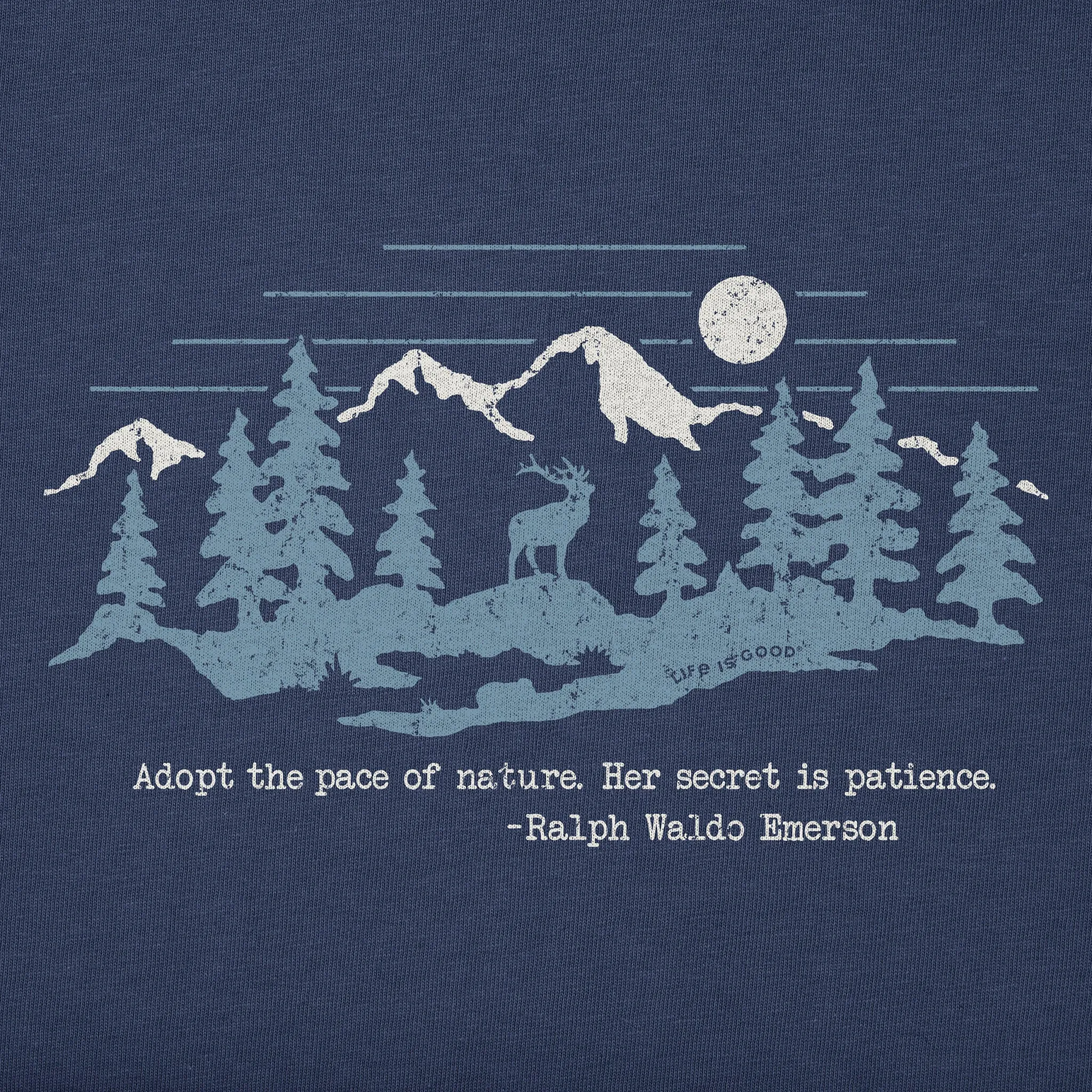 Men's Adopt the Pace of Nature Short Sleeve Tee Life is Good