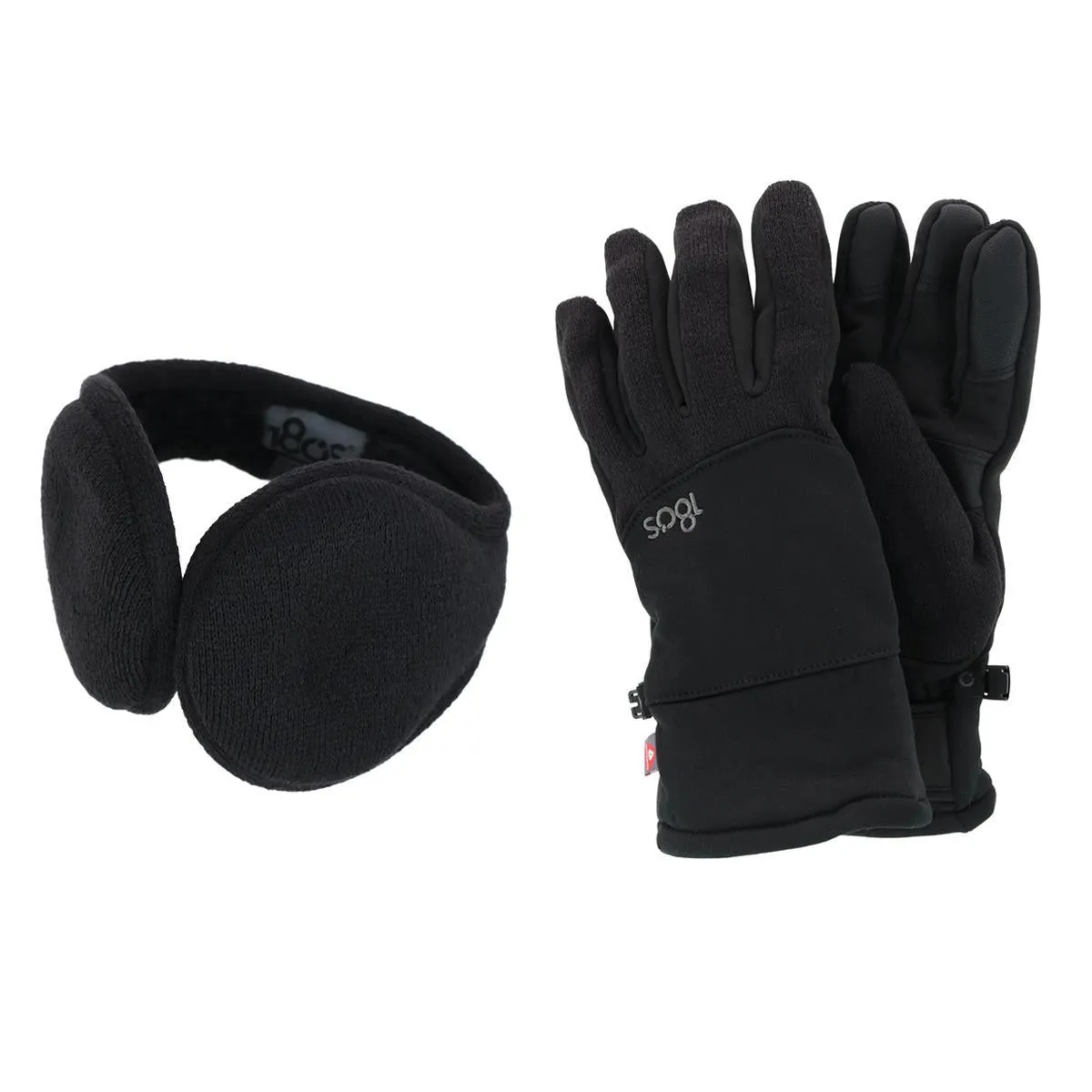 Men's All Finger Touchscreen Winter Gloves and Ear Warmer Set