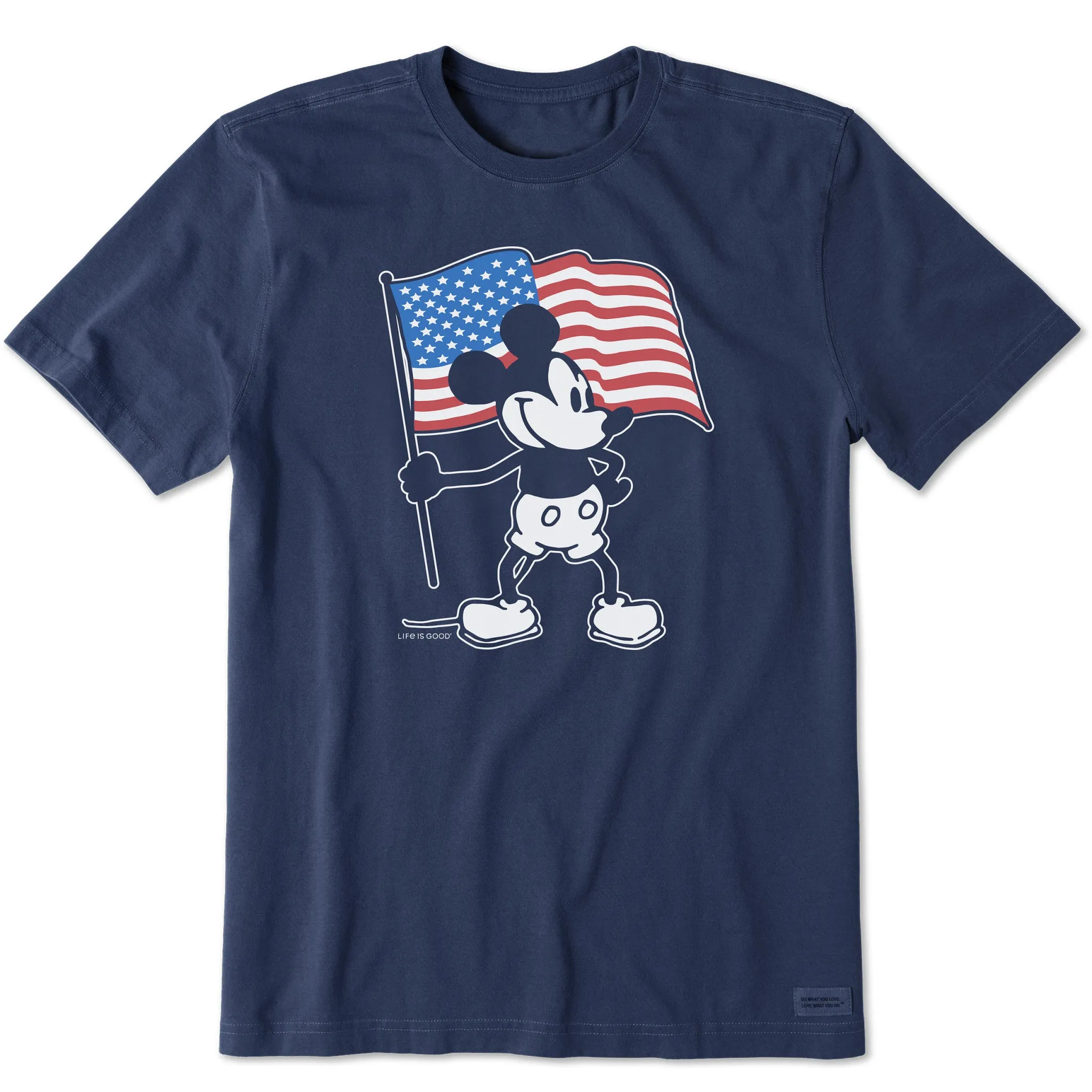 Men's Americana Steamboat Willie Short Sleeve Tee Life is Good