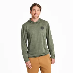 Men's ATV Canoe Long Sleeve Sun Crusher Hoodie Life is Good