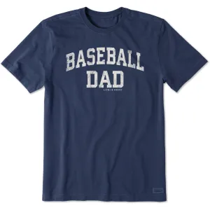 Men's Baseball Dad Arch Short Sleeve Tee Life is Good