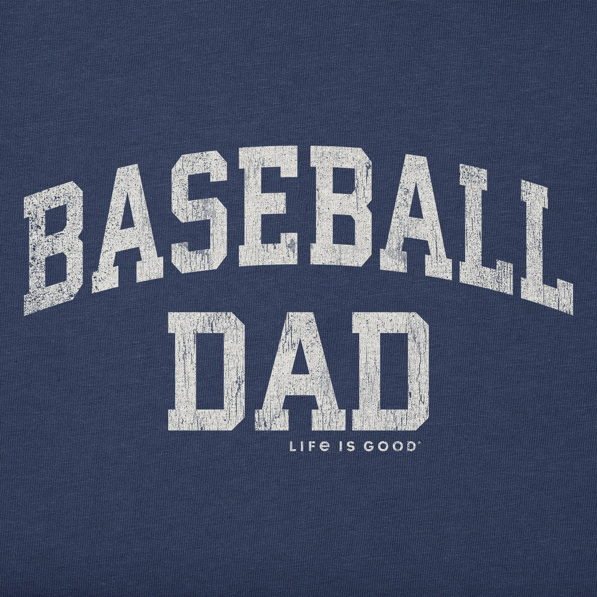 Men's Baseball Dad Arch Short Sleeve Tee Life is Good
