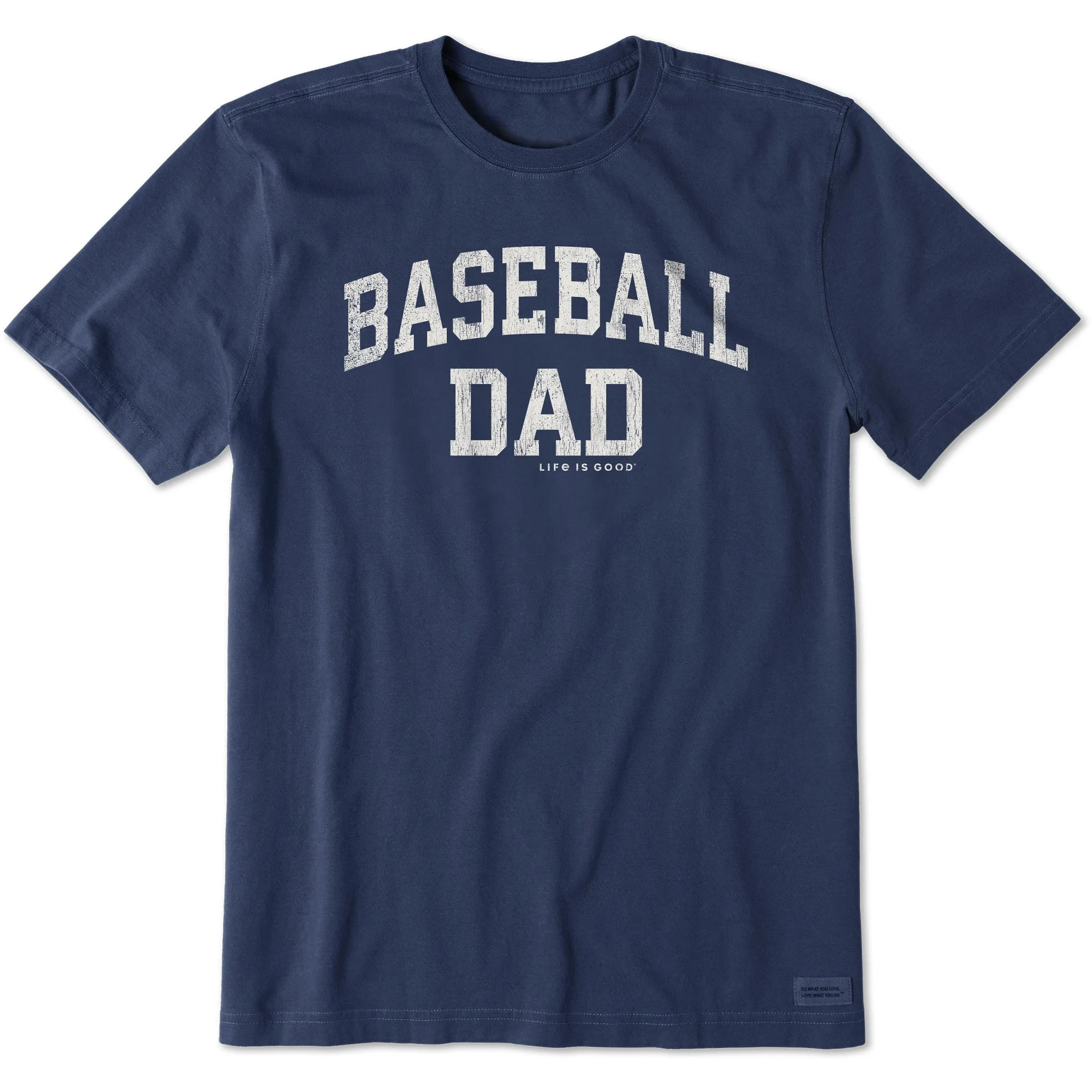 Men's Baseball Dad Arch Short Sleeve Tee Life is Good