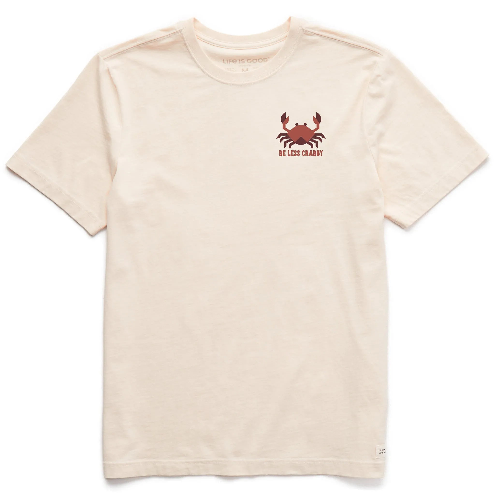 Men's Be less Crabby Mini Short Sleeve Crusher Tee Life is Good