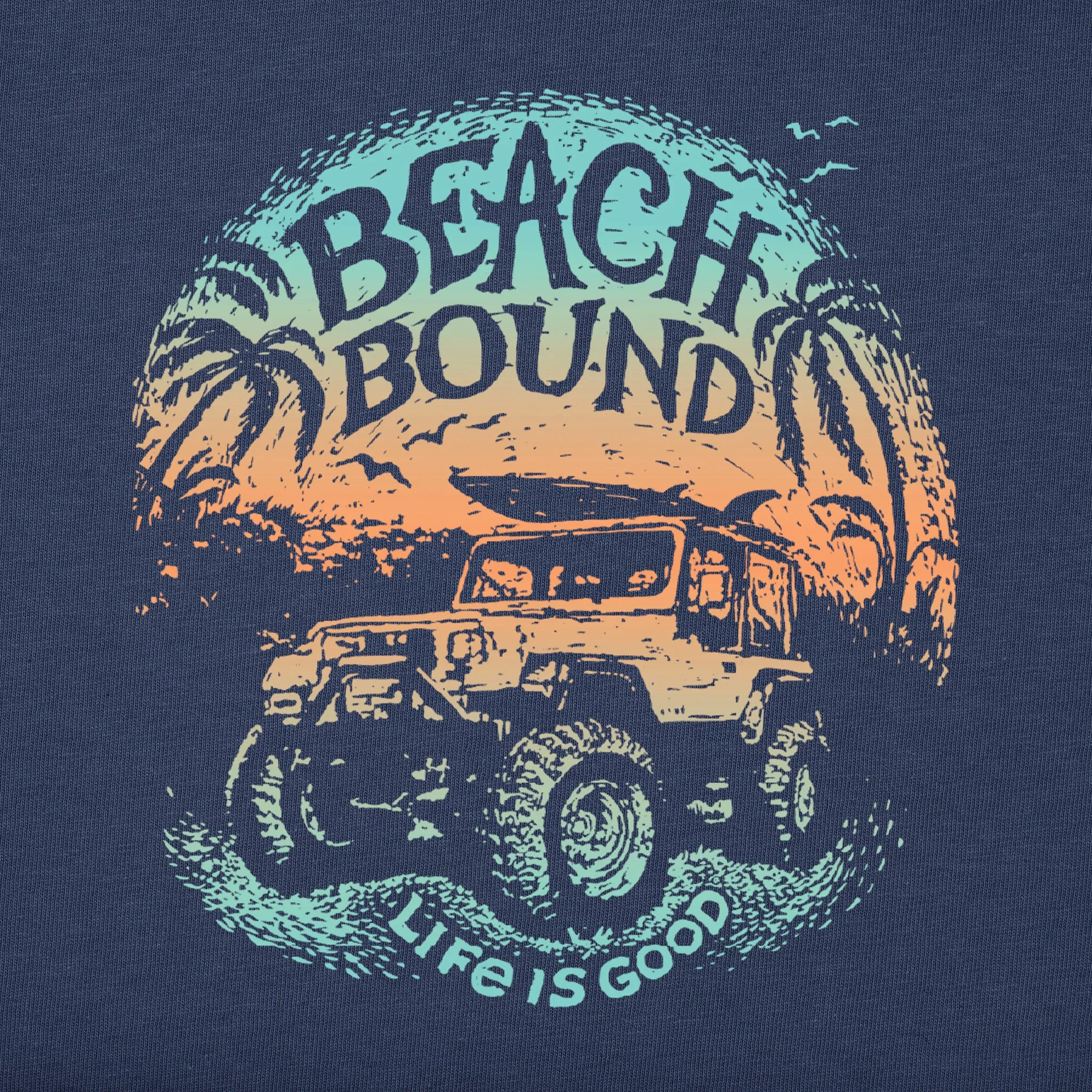 Men's Beach Bound ATV Short Sleeve Tee Life is Good