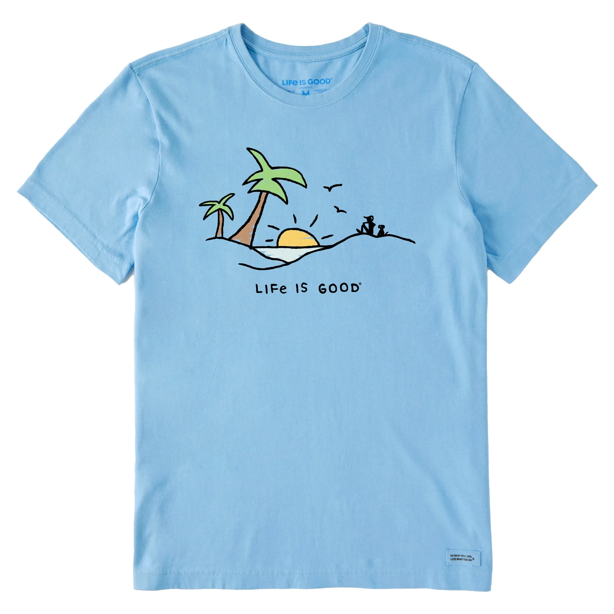 Men's Beach Palms Vista Short Sleeve Crusher Tee Life is Good