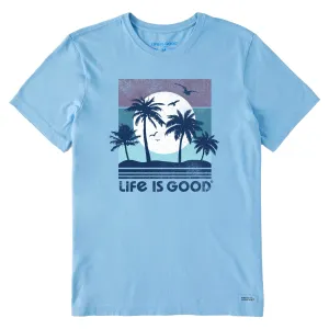 Men's Beachy Palms Short Sleeve Crusher Tee Life is Good