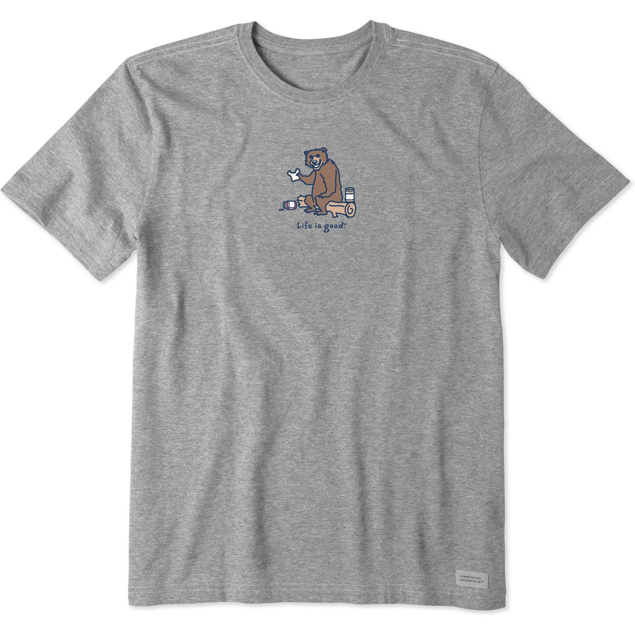Men's Bear PB&J Short Sleeve Crusher Tee Life is Good
