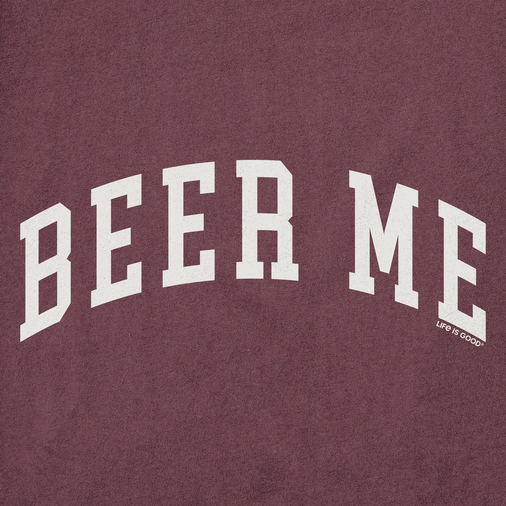 Men's Beer Me Arch Short Sleeve Crusher Tee Life is Good
