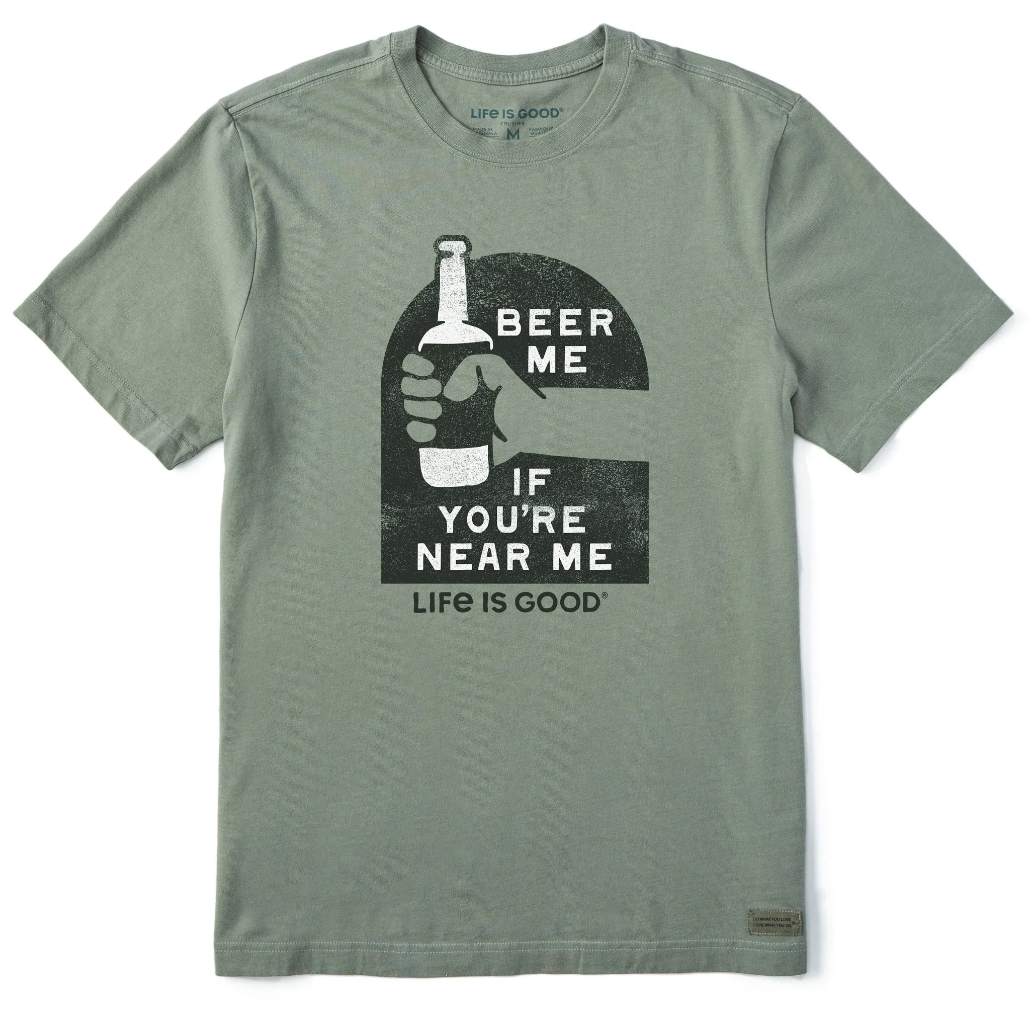 Men's Beer Me if You're Near Me Short Sleeve Tee Life is Good
