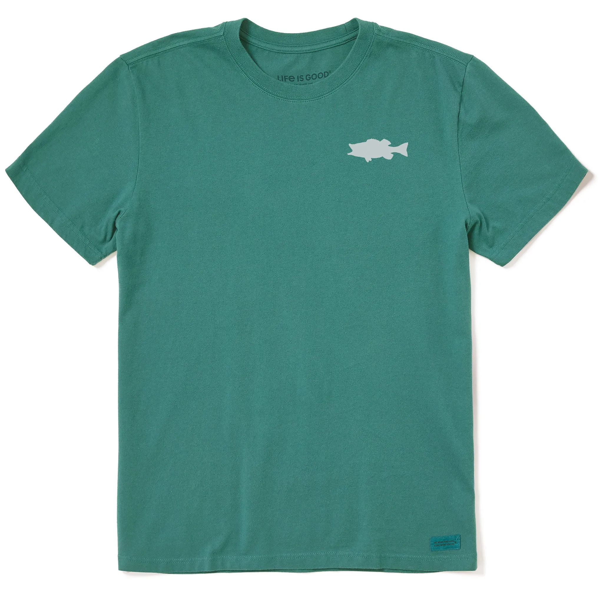 Men's Bert's Bass Short Sleeve Crusher Tee Life is Good