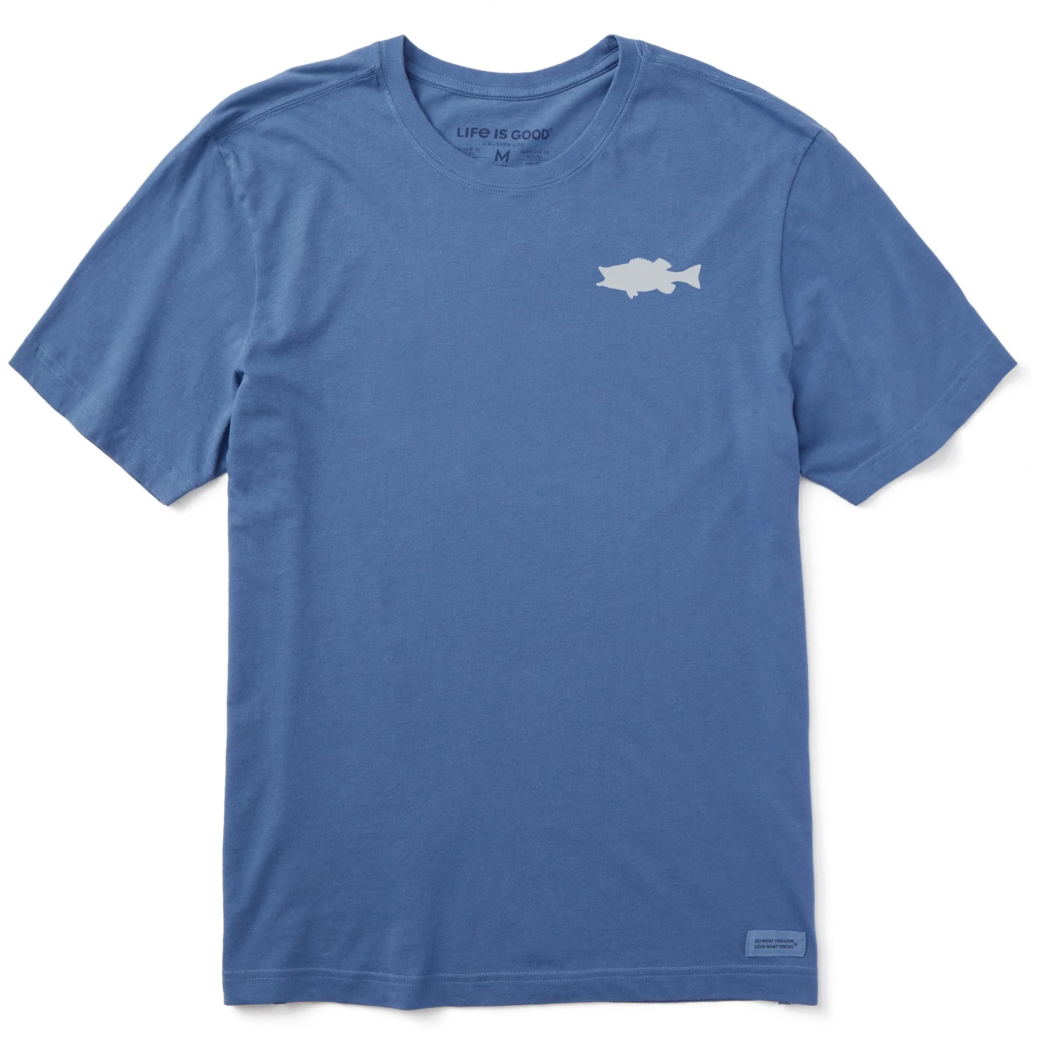 Men's Bert's Bass Short Sleeve Crusher Tee Life is Good