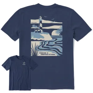 Men's Bert's Beach Medley Short Sleeve Crusher Tee Life is Good