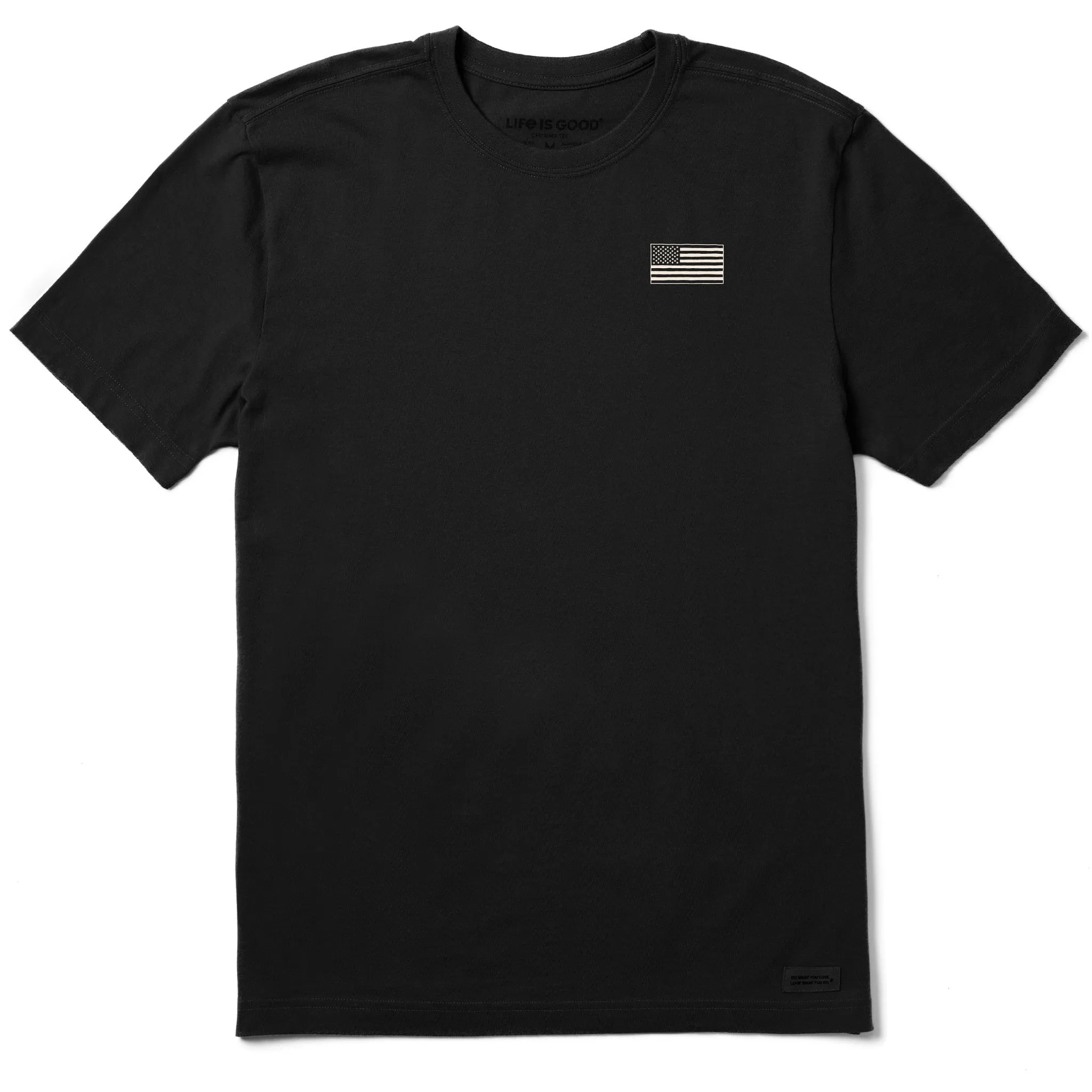 Men's Bert's Flag Short Sleeve Crusher Tee Life is Good