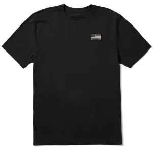 Men's Bert's Flag Short Sleeve Crusher Tee Life is Good