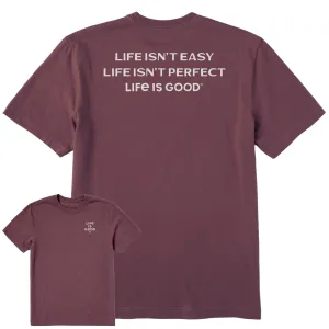 Men's Bert's Life isn't Easy Short Sleeve Crusher Tee Life is Good