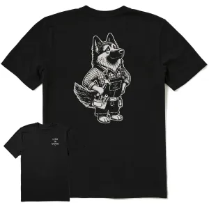 Men's Bert's Shepherd with Tool Belt Short Sleeve Crusher Tee Life is Good