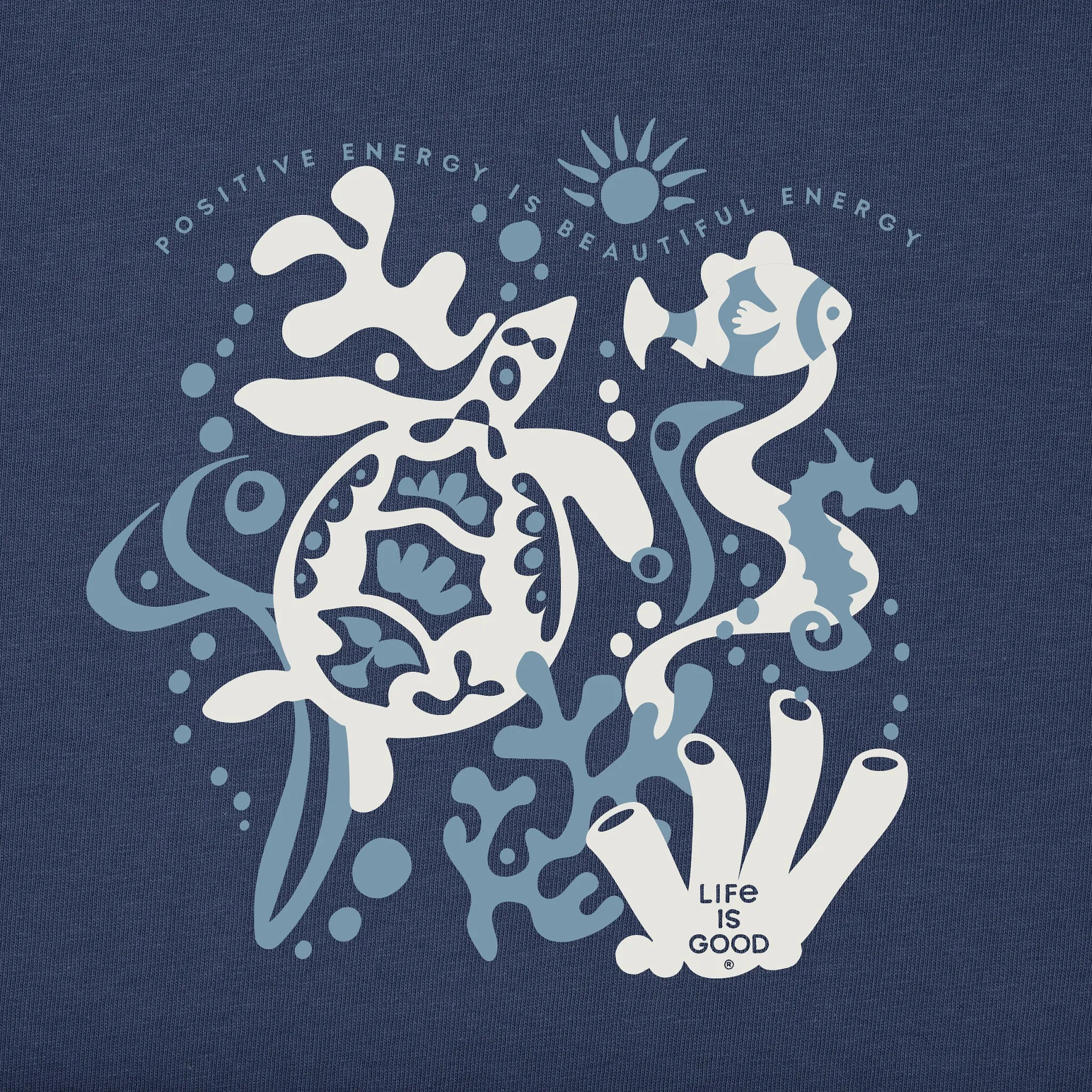 Men's Bert's Turtle Medley Short Sleeve Crusher Tee Life is Good
