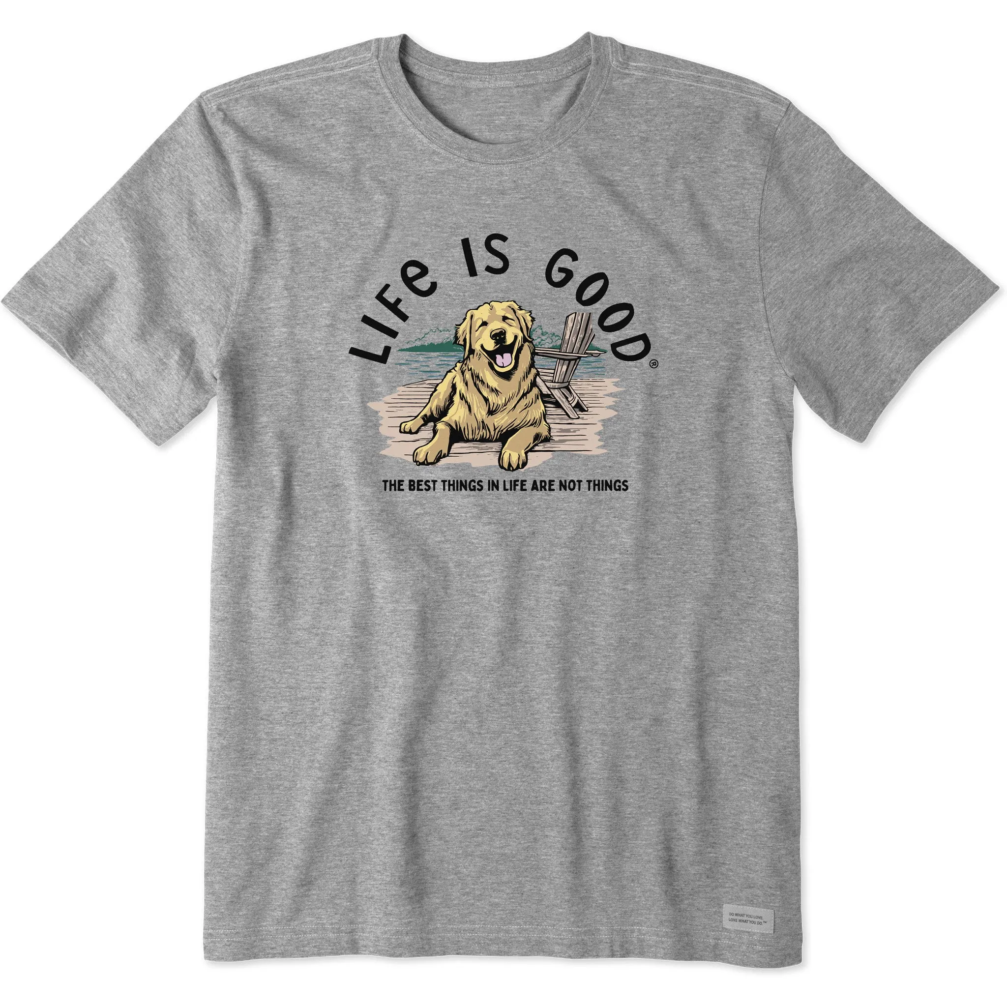 Men's Best Things Golden Dock Short Sleeve Tee Life is Good