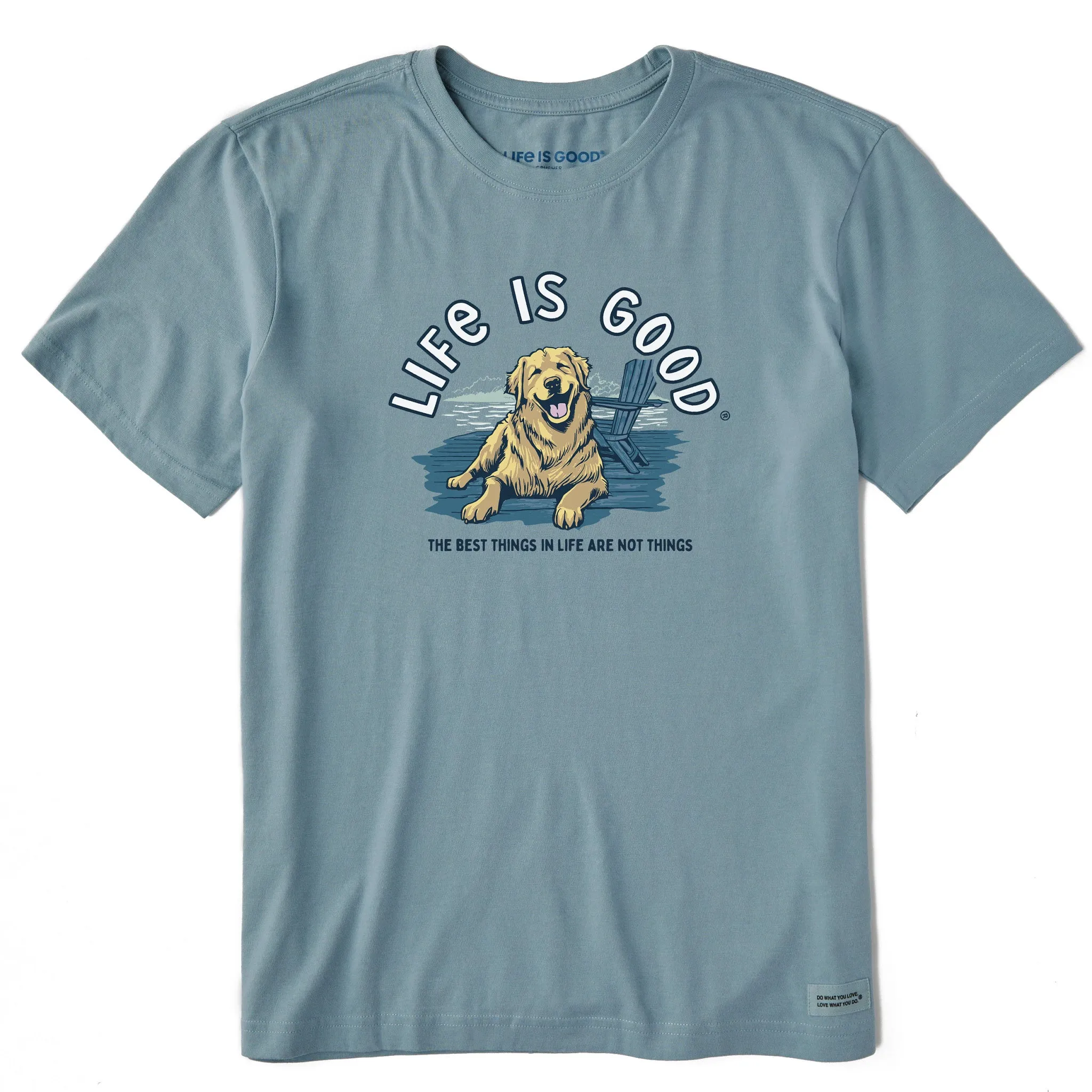Men's Best Things Golden Dock Short Sleeve Tee Life is Good
