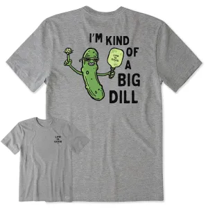 Men's Big Dill Pickleball Short Sleeve Tee Life is Good