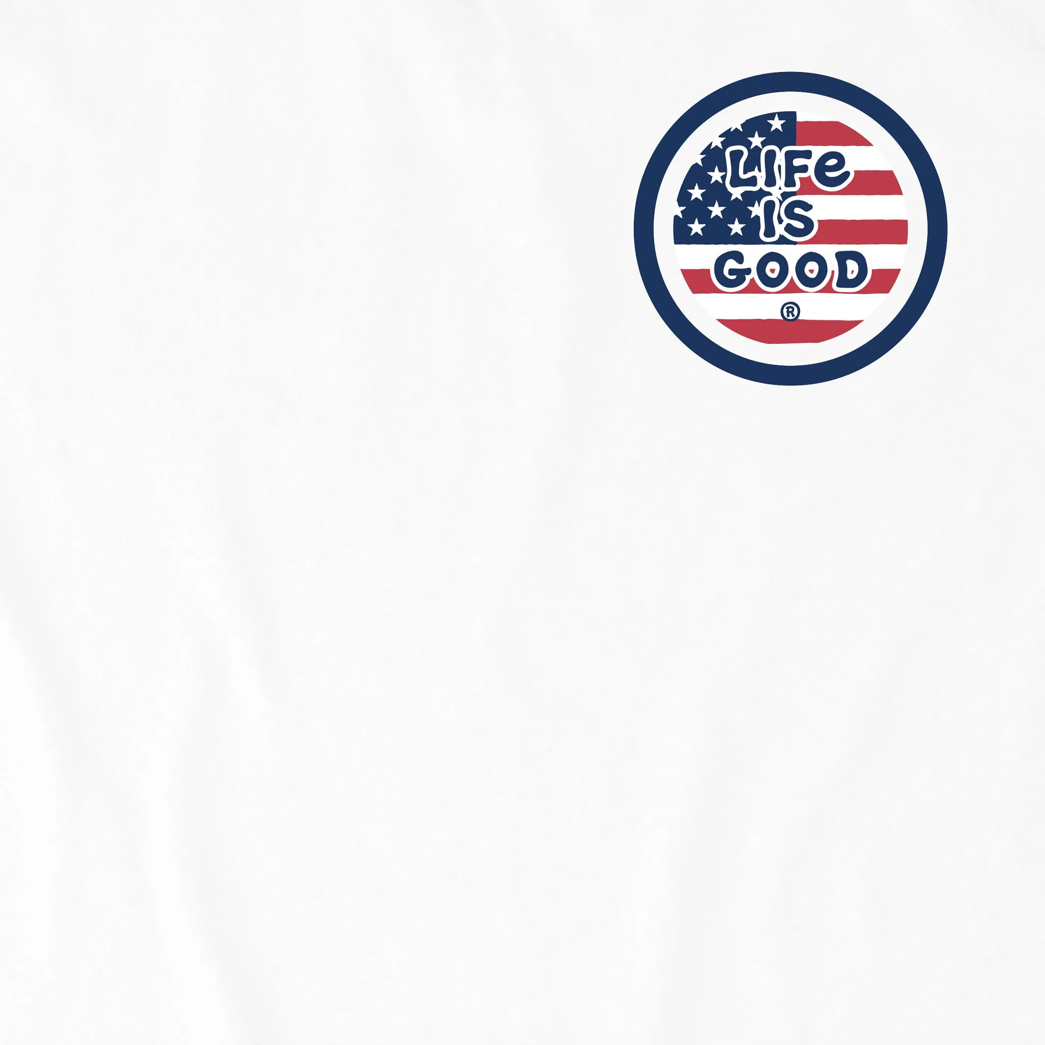 Men's Big Flag Short Sleeve Crusher-LITE Tee Life is Good