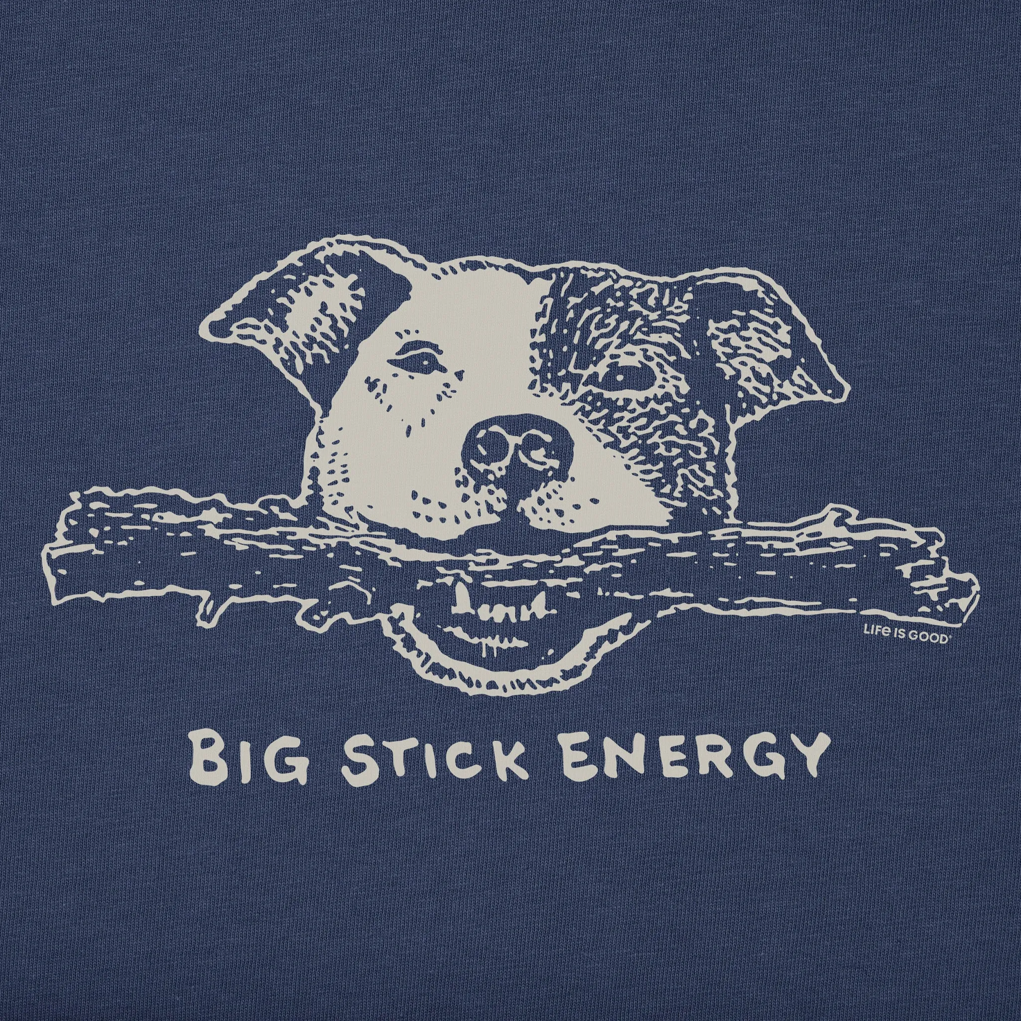 Men's Big Stick Tough Dog Short Sleeve Tee Life is Good