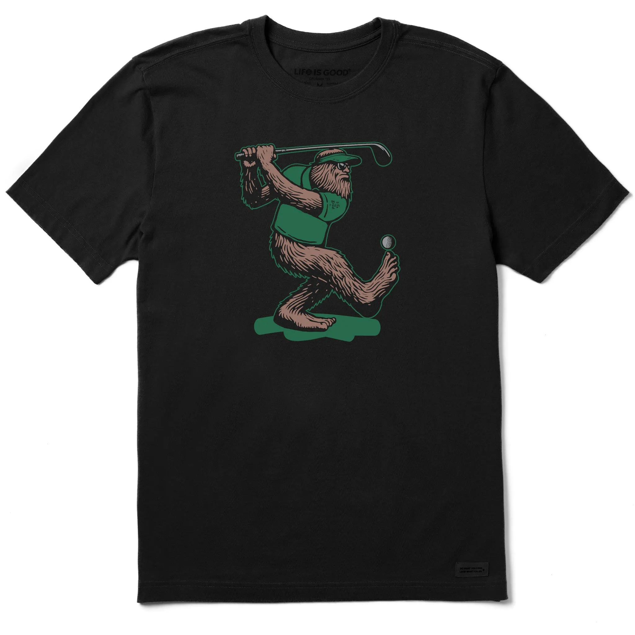 Men's Bigfoot Golfing Short Sleeve Tee Life is Good