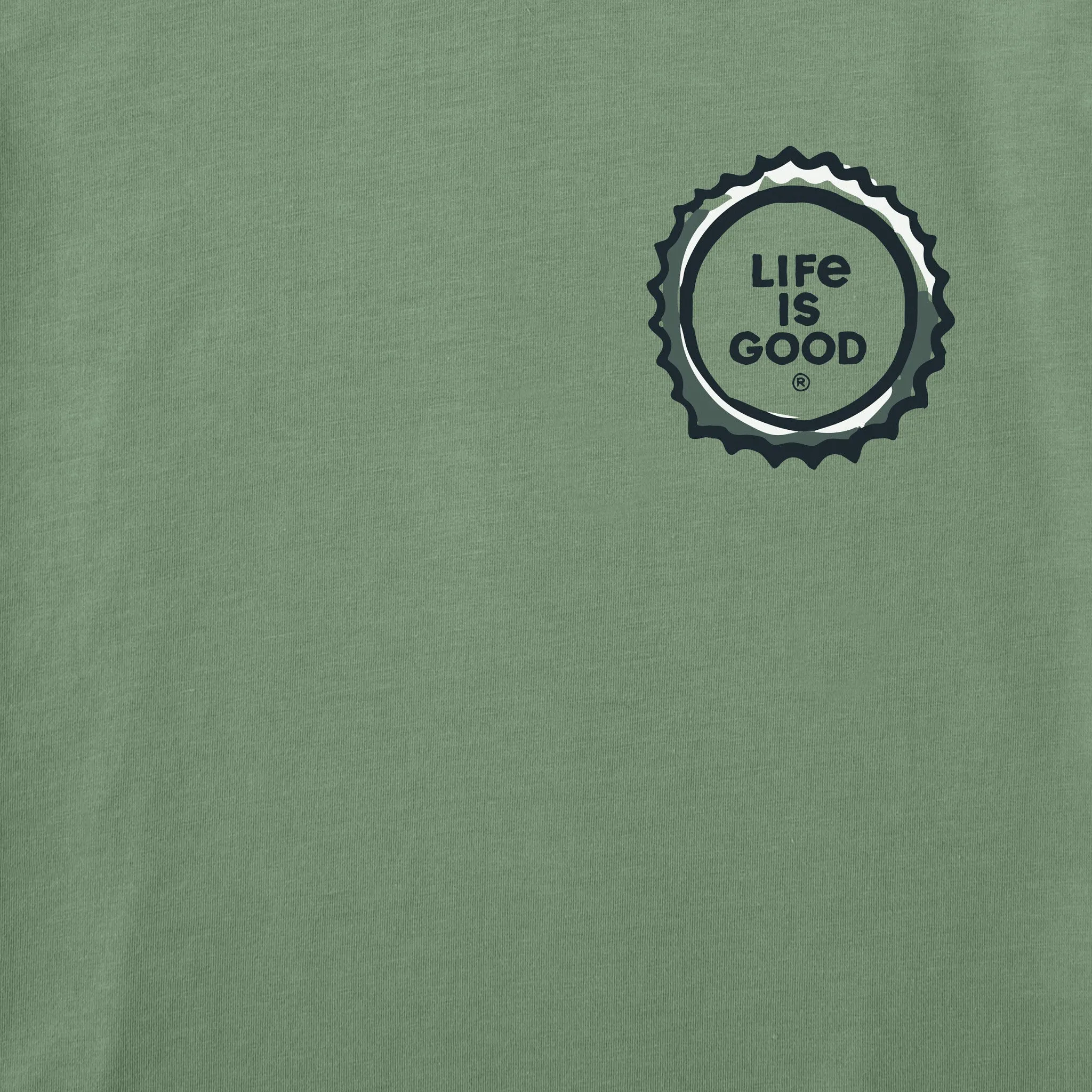 Men's Bike More Worry Less Short Sleeve Tee Life is Good