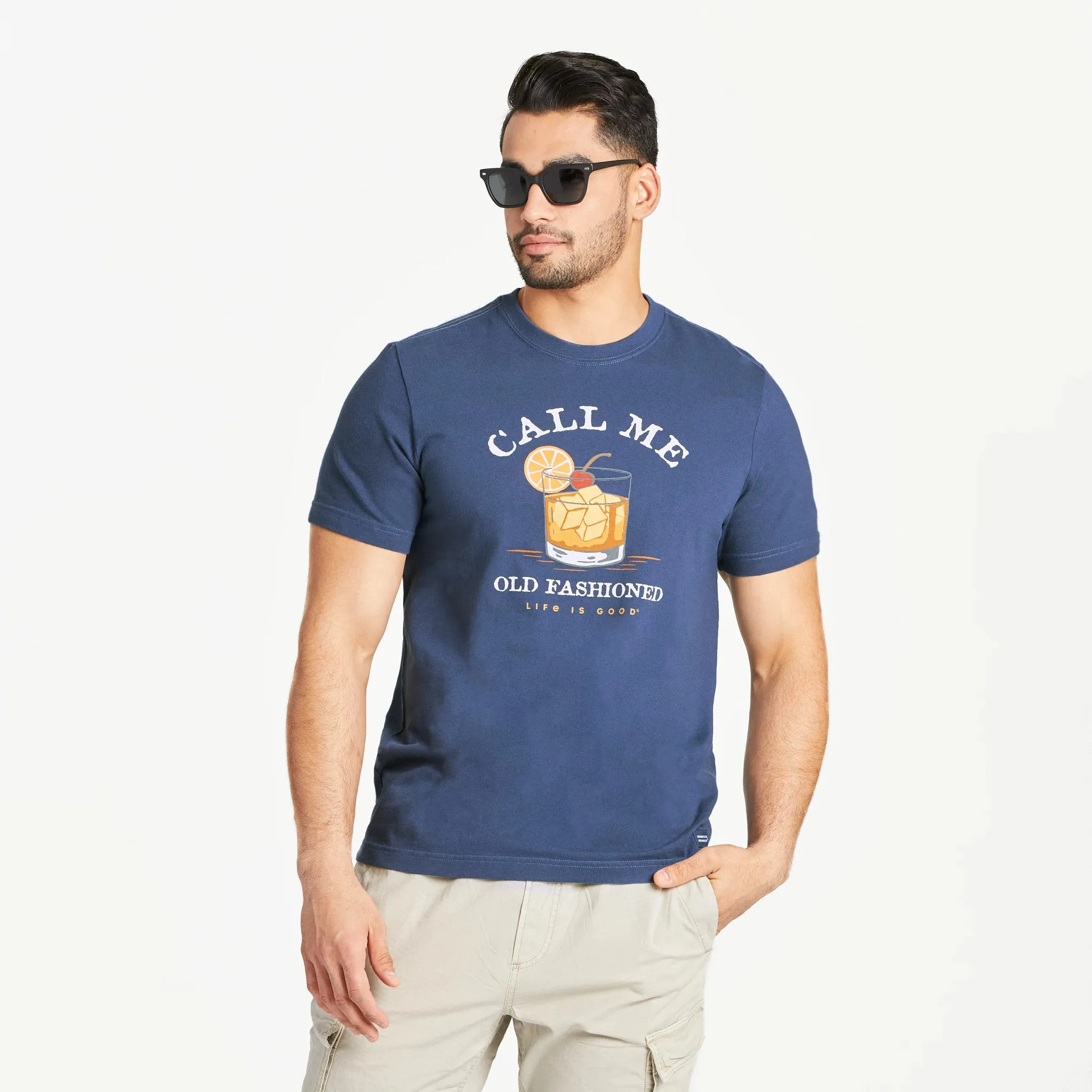 Men's Call Me Old Fashioned Short Sleeve Tee Life is Good