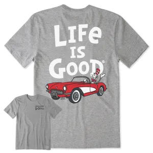 Men's Cat in the Hat 57 Hot Rod Short Sleeve Crusher Tee Life is Good