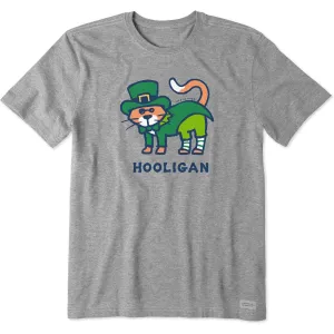 Men's Cat Lucky Leprechaun Short Sleeve Crusher Tee Life is Good