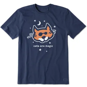 Men's Cats are Magic Al Short Sleeve Crusher Tee Life is Good