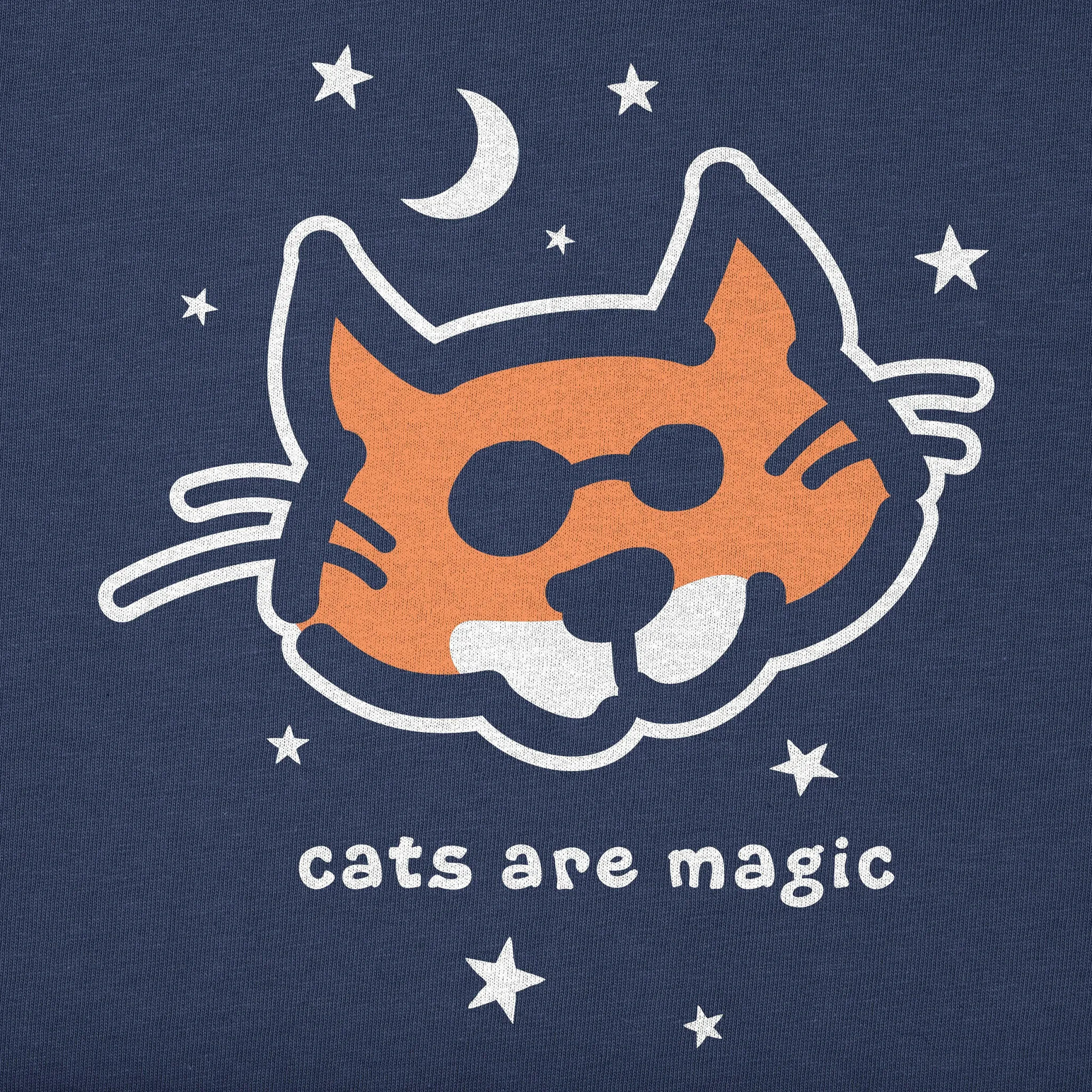 Men's Cats are Magic Al Short Sleeve Crusher Tee Life is Good