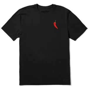 Men's Chili Pepper Mini Short Sleeve Crusher Tee Life is Good