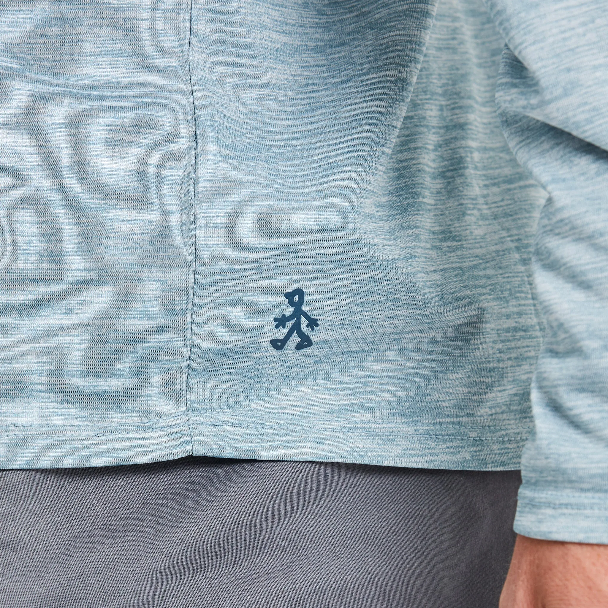 Men's Clean Fish More Bass Long Sleeve Sun Crusher Hoodie Life is Good