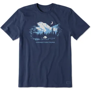 Men's Connection Found Camping Short Sleeve Crusher Tee Life is Good