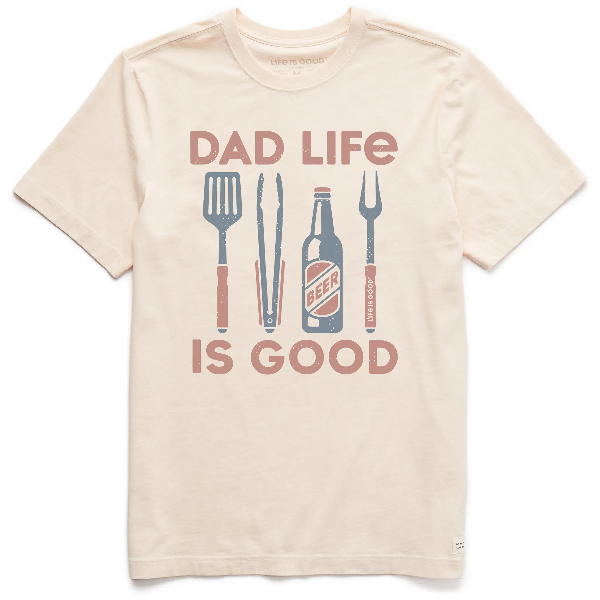 Men's Dad LIG Grilling Short Sleeve Crusher Tee Life is Good