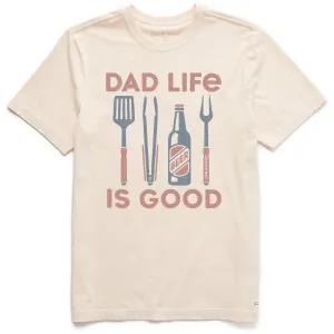 Men's Dad LIG Grilling Short Sleeve Crusher Tee Life is Good