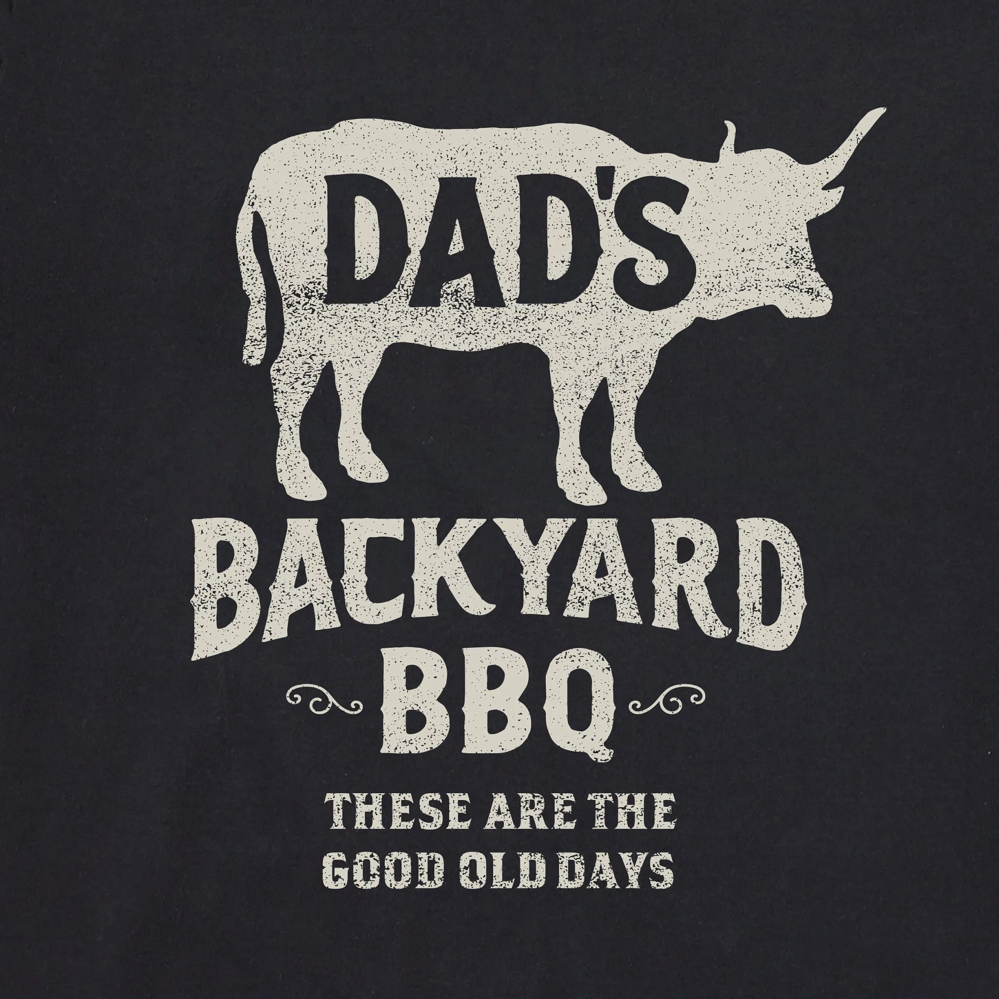 Men's Dad's Backyard BBQ Short Sleeve Tee Life is Good