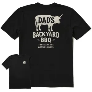 Men's Dad's Backyard BBQ Short Sleeve Tee Life is Good