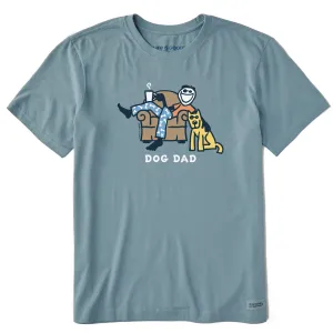 Men's Dog Dad Jake & Rocket Lounge Short Sleeve Crusher Tee Life is Good