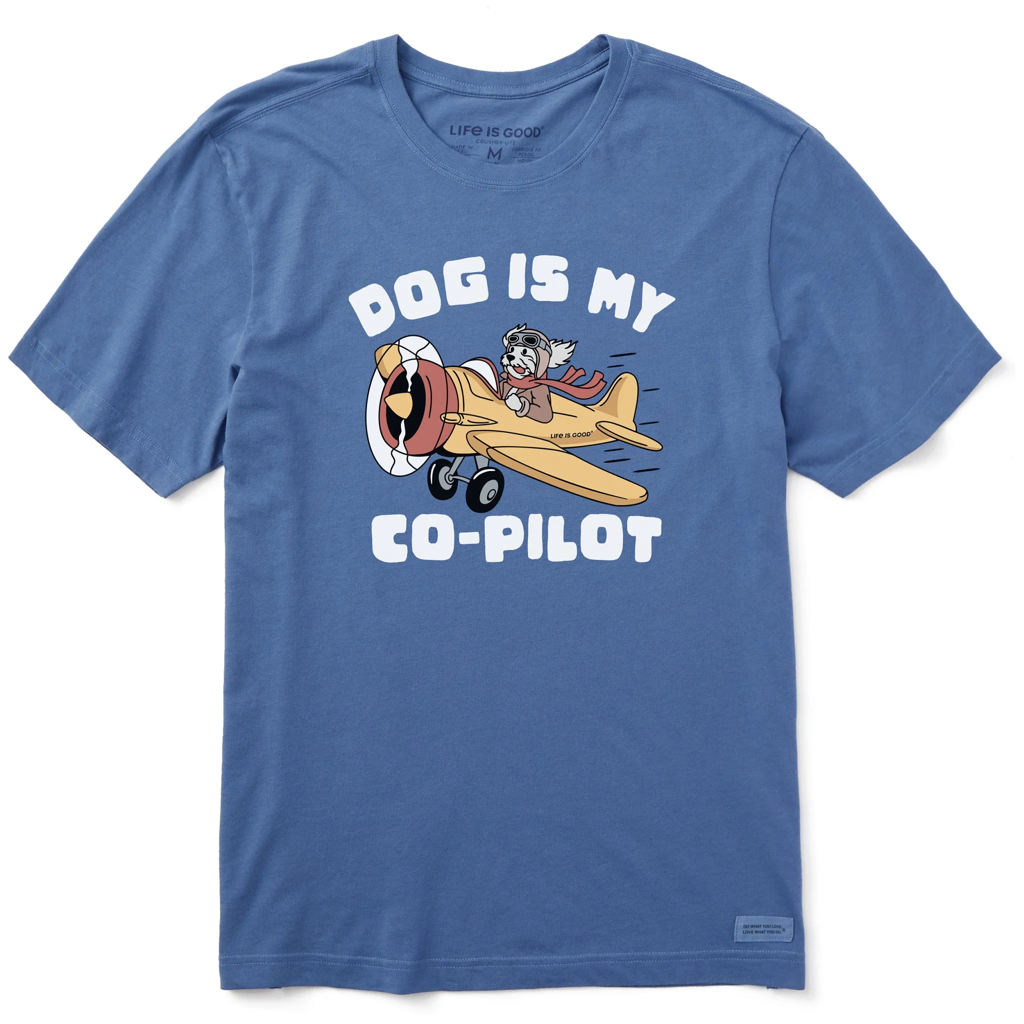 Men's Dog is My Co-Pilot Short Sleeve Tee Life is Good