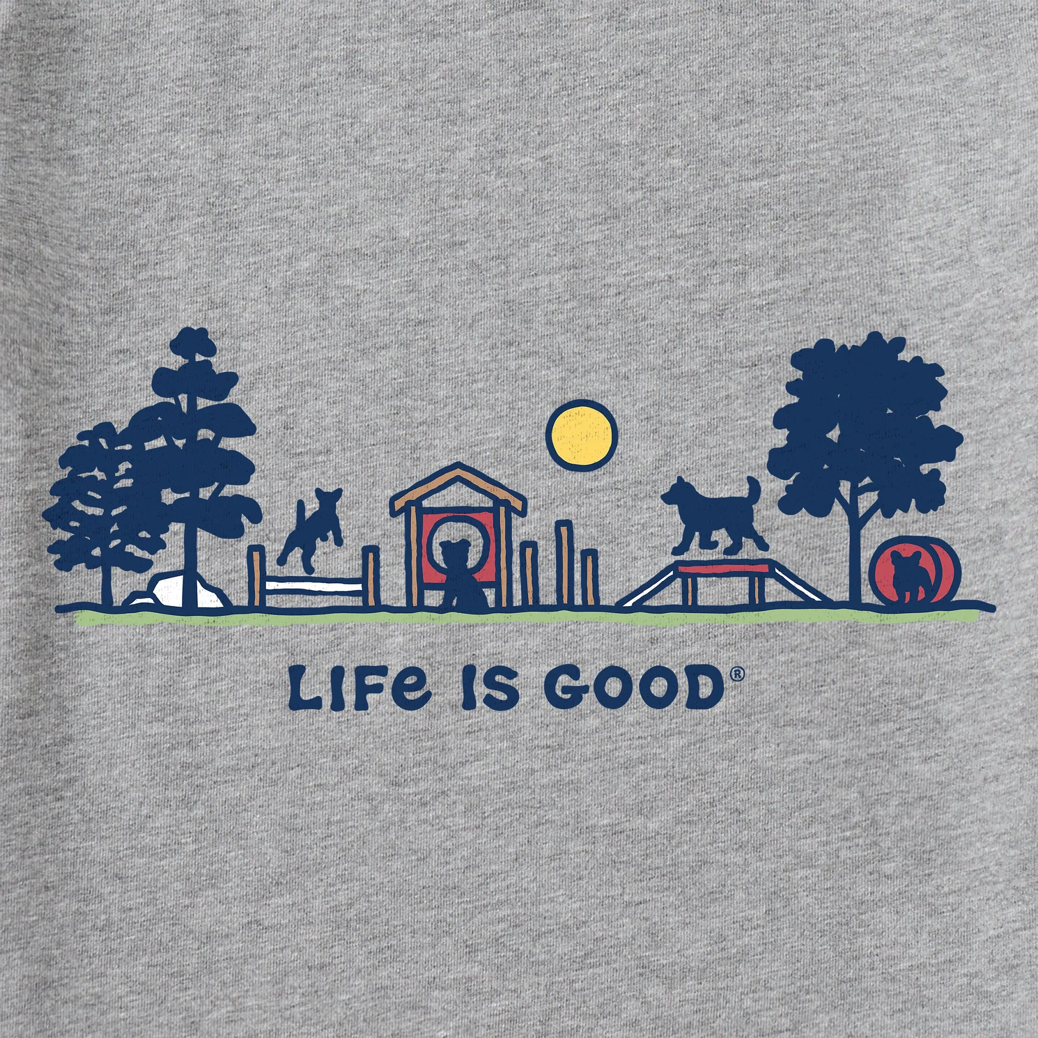 Men's Dog Park Vista Short Sleeve Tee Life is Good